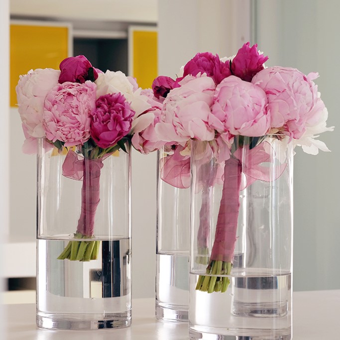 Destination wedding in island paros flowers decoration
