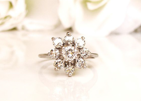 engagement ring cluster