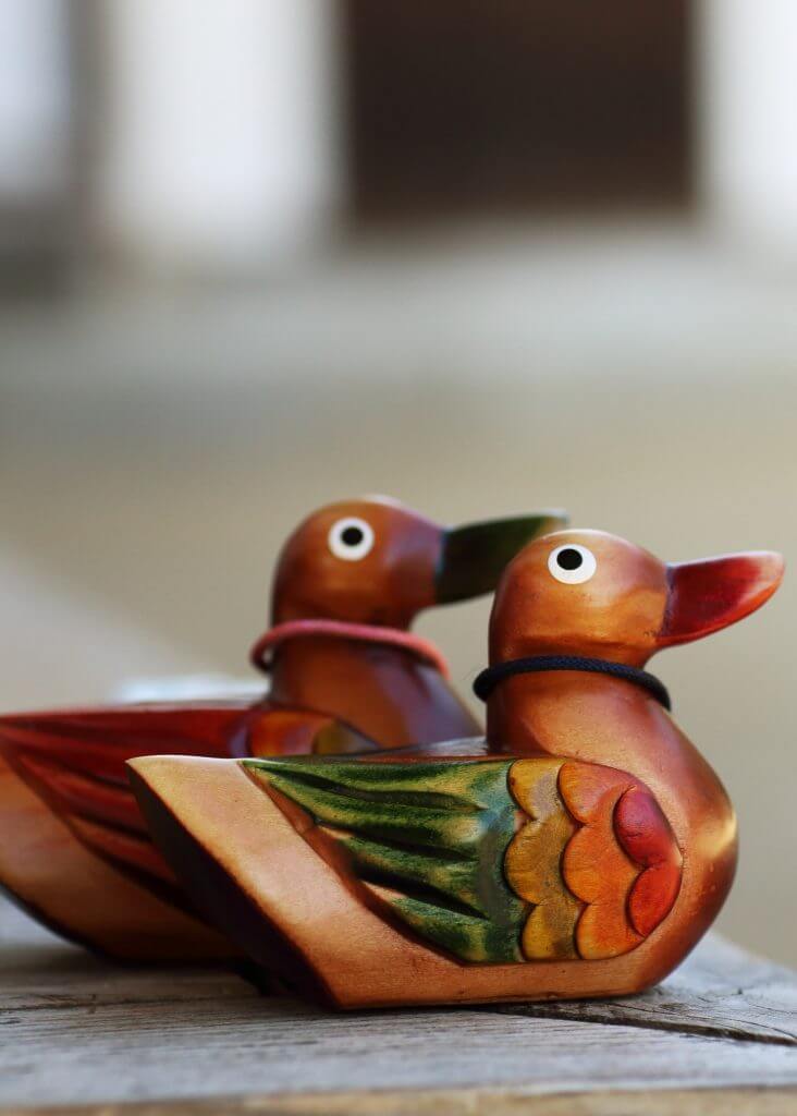 Korea wedding tradition wooden ducks