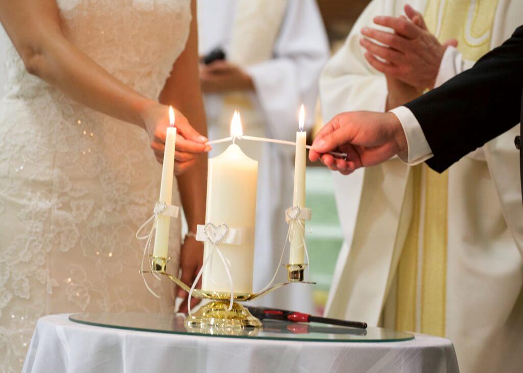 USA candle ceremony wedding tradition