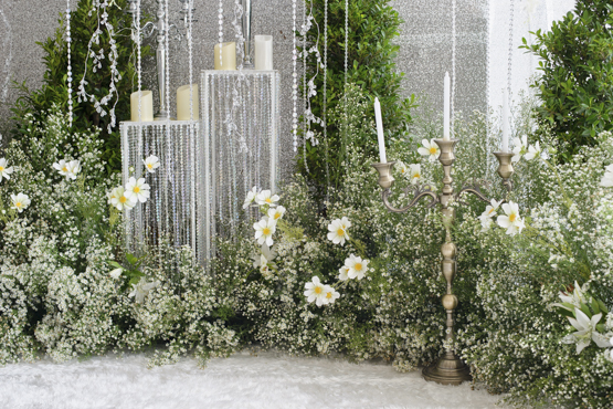 Gypsophila Wedding decoration idea greece