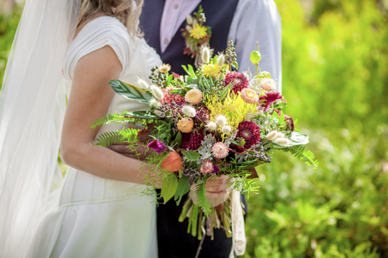 wildflowers Wedding decoration idea greece
