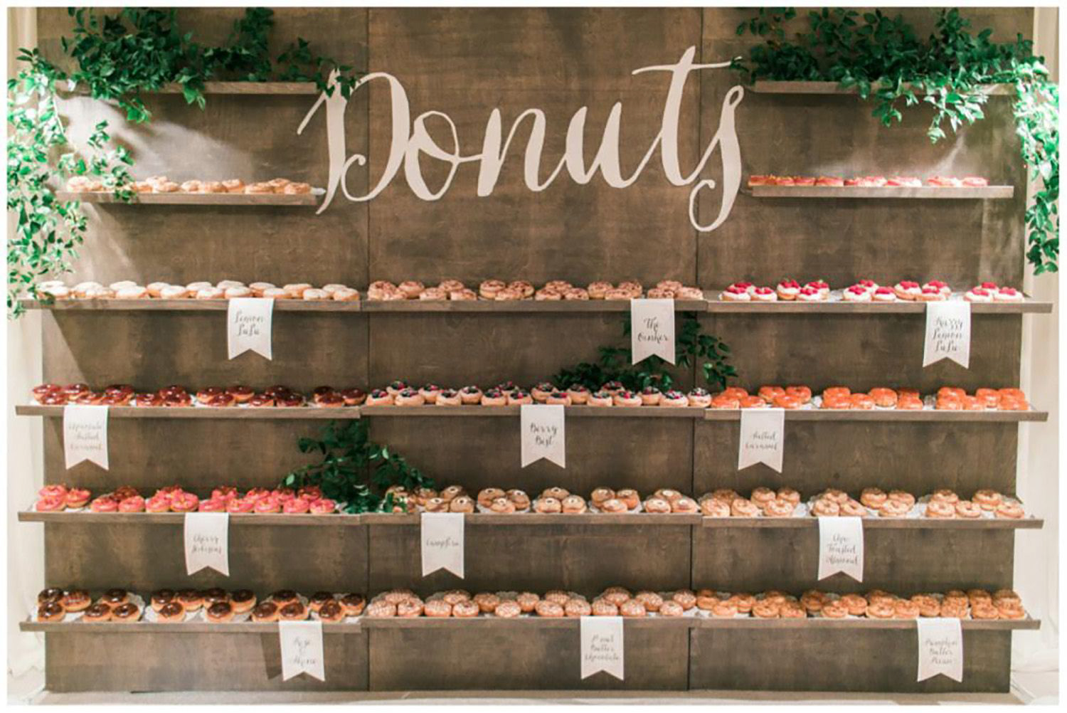 Make Happy Memories Wedding Corners Donuts