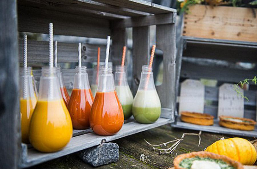 Make Happy Memories Wedding Corners Juice Bar