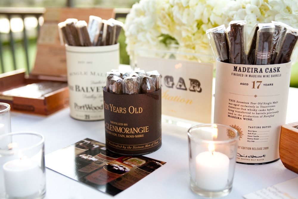 Make Happy Memories Wedding Corners Cigar Bar