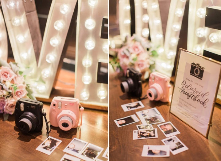 Make Happy Memories Wedding Corners Polaroid