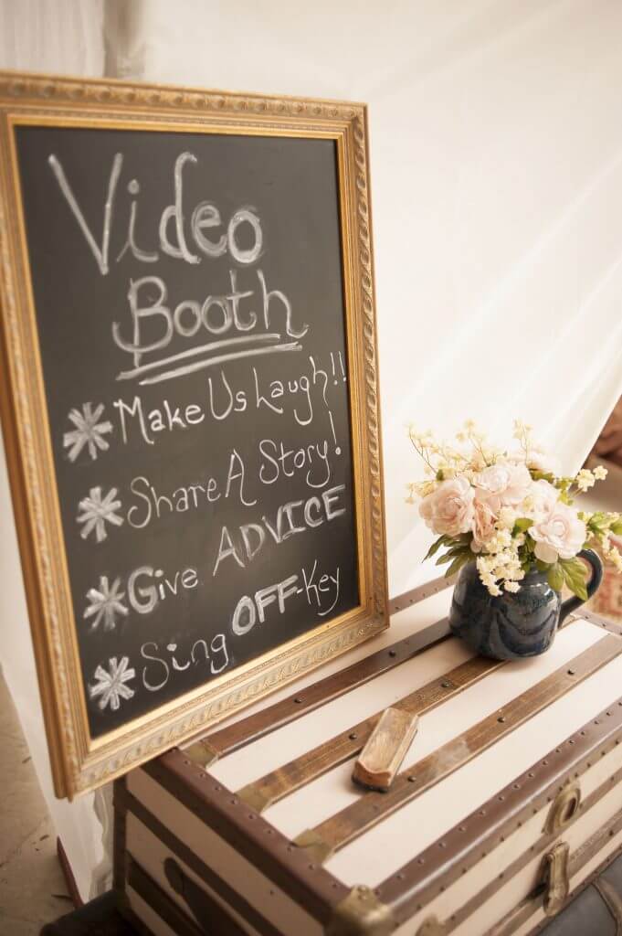 Make Happy Memories Wedding Corners Video Booth